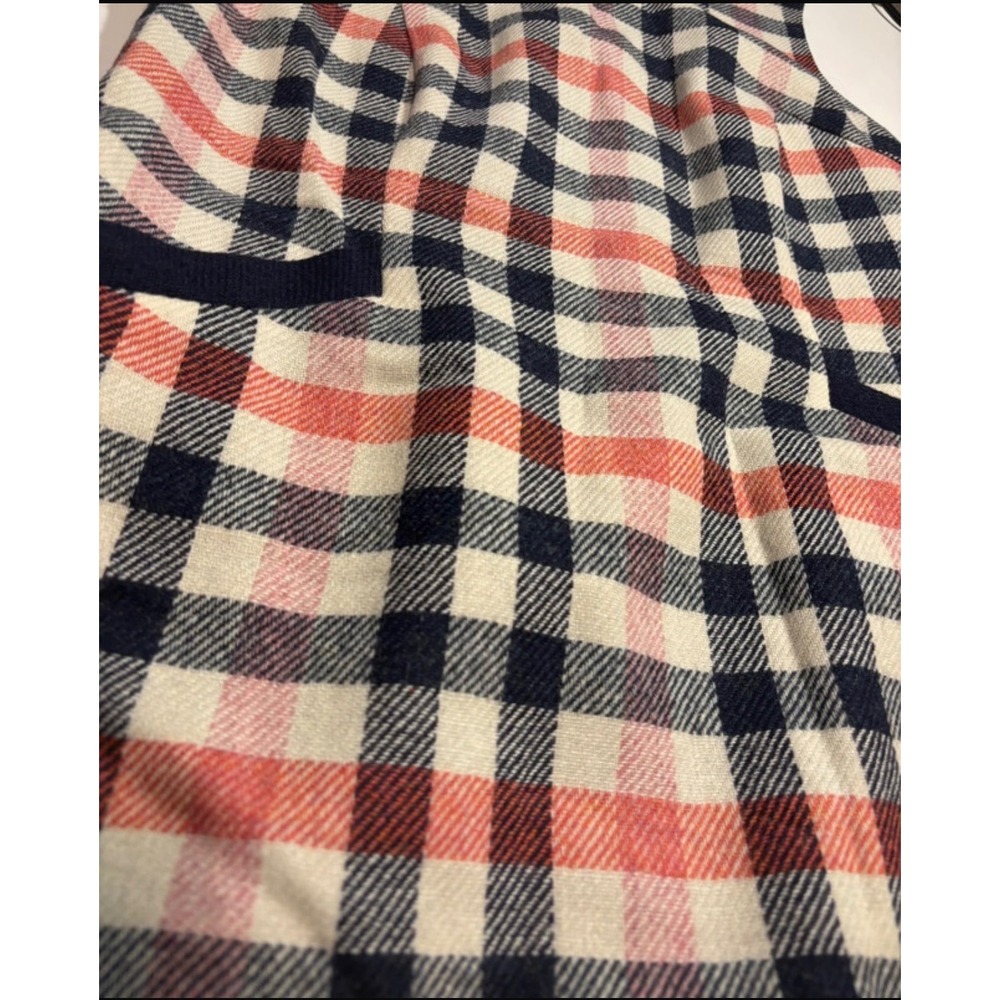 Boden British Tweed Mallalieus 100% Wool Plaid Sheath Dress 12L - Picture 7 of 12